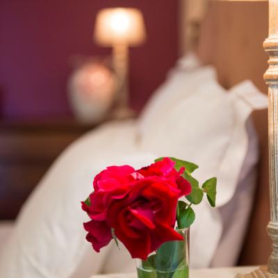 Chambre pourpre bouquet